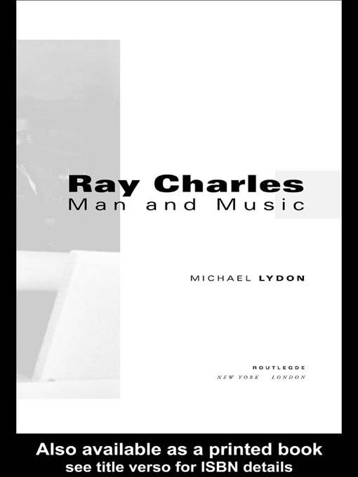 Title details for Ray Charles by Michael Lydon - Available